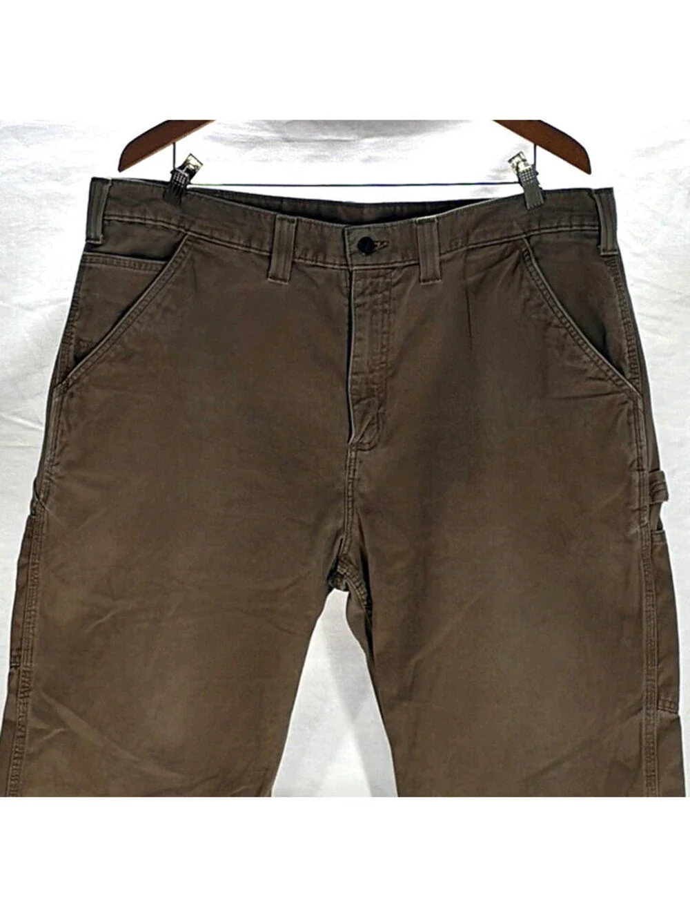 2010s Carhartt Carpenter Pants Faded Distressed Workwear
